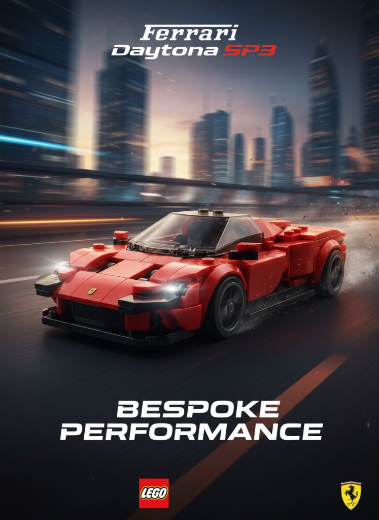 AI-generated Lego-style poster created by BrickPress